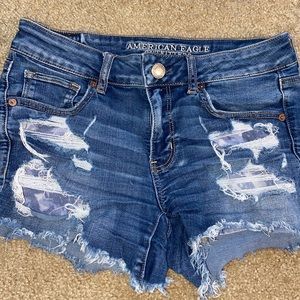 American eagle midi shorts